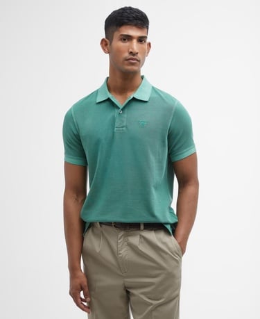  Barbour Washed Sports Polo Yaka