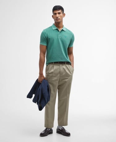  Barbour Washed Sports Polo Yaka