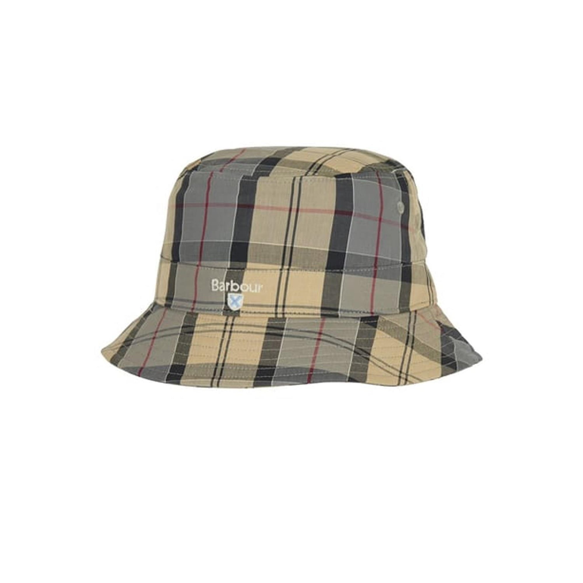 Barbour Tartan Bucket Şapka