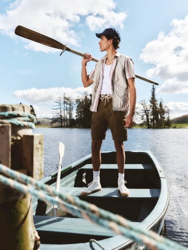  Barbour Essential Ripstop Cargo Shorts