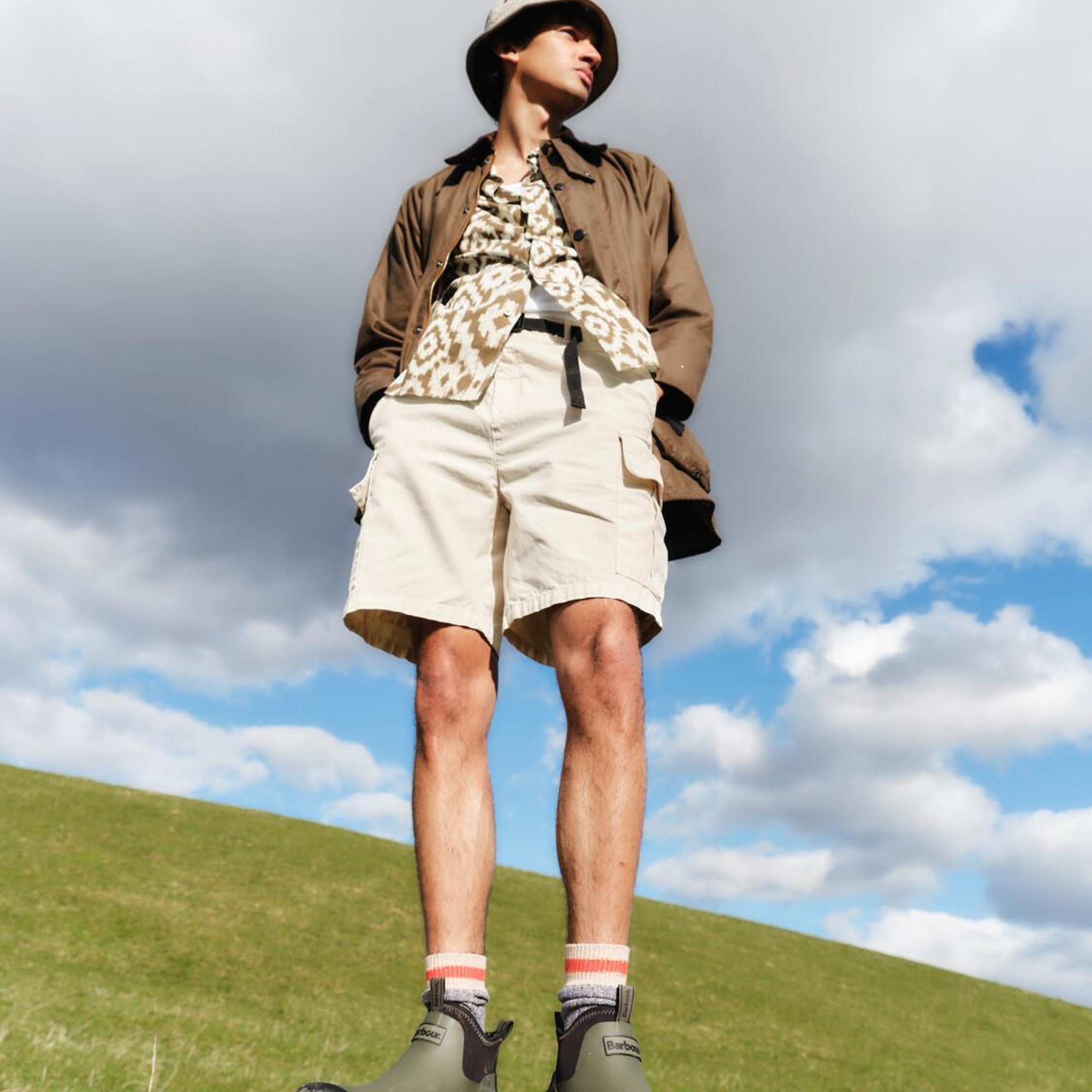 Barbour Grindle Cargo Relaxed Şort