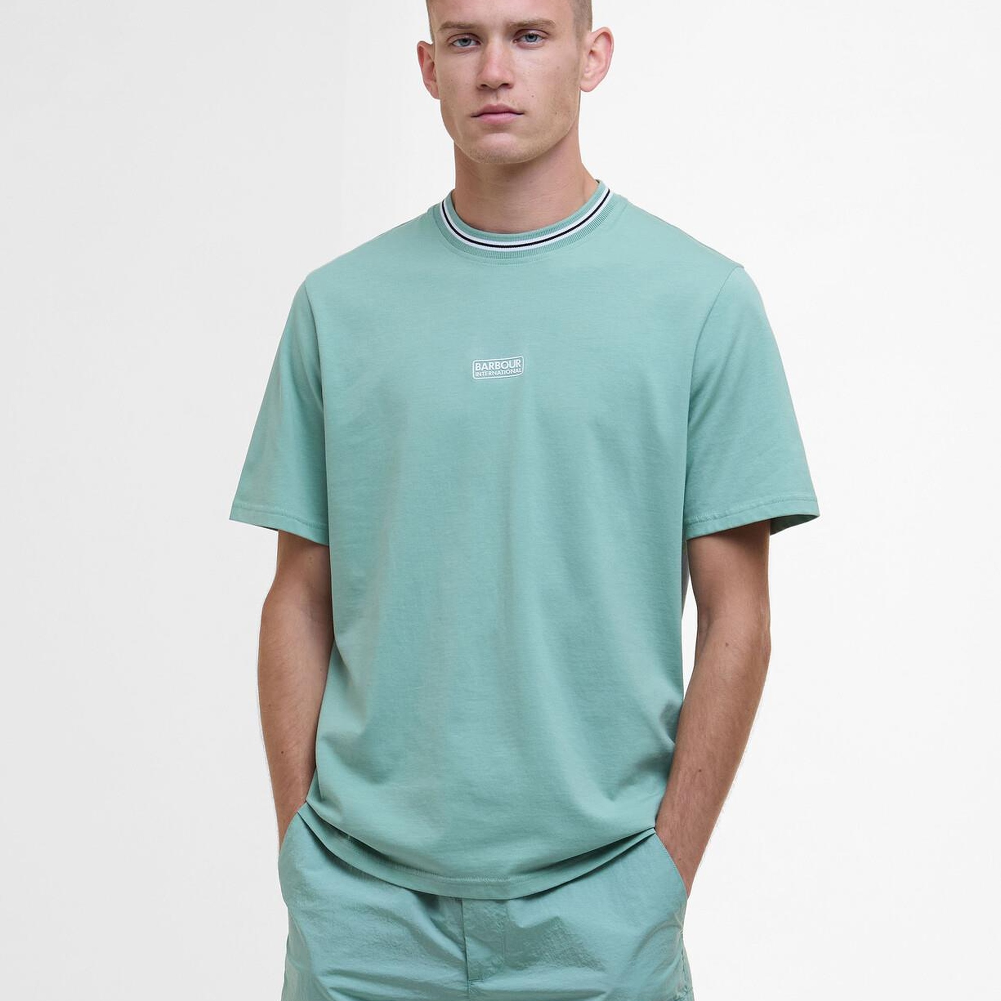 B.Intl Logo Tipped T-Shirt