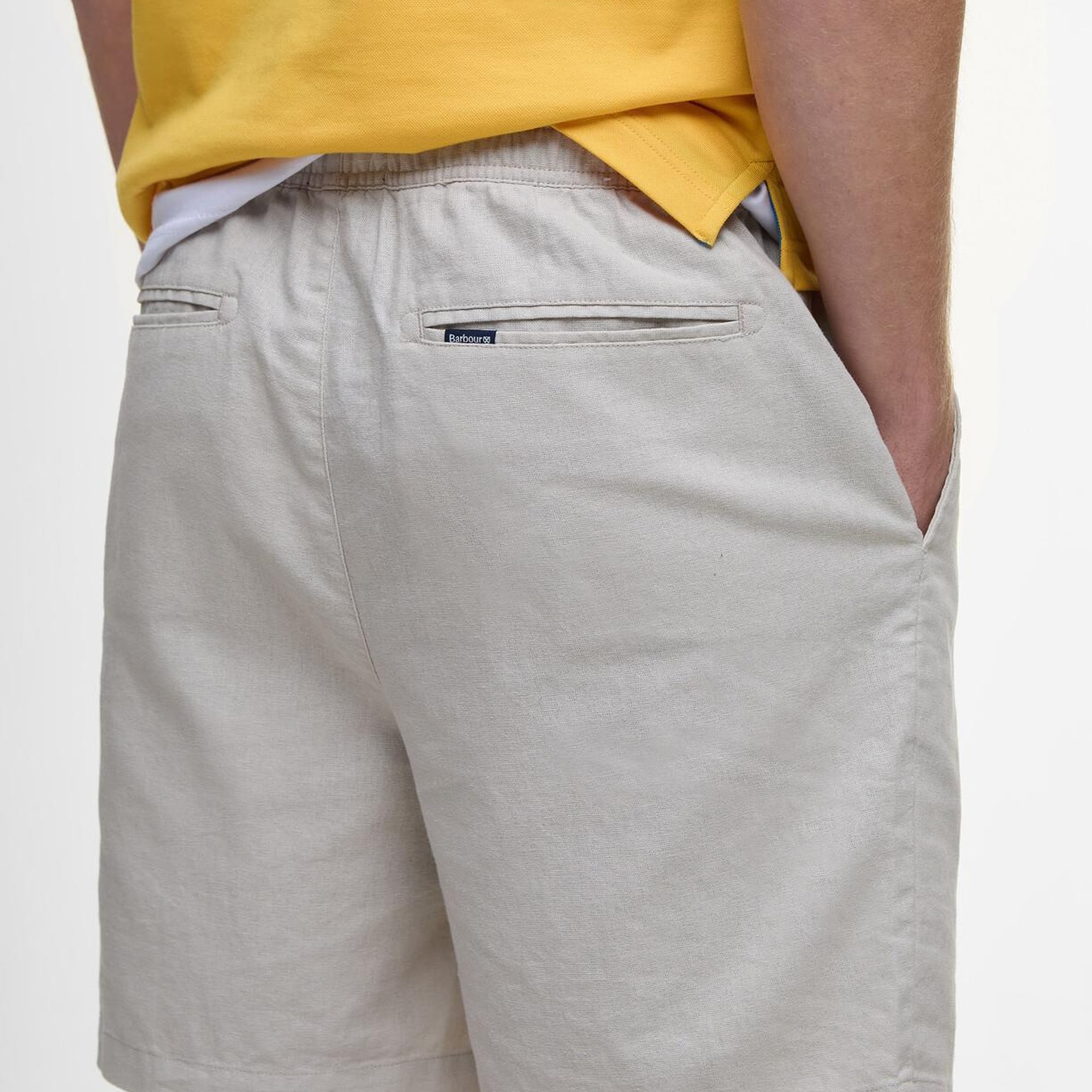 Barbour Cotton Linen Relaxed Şort