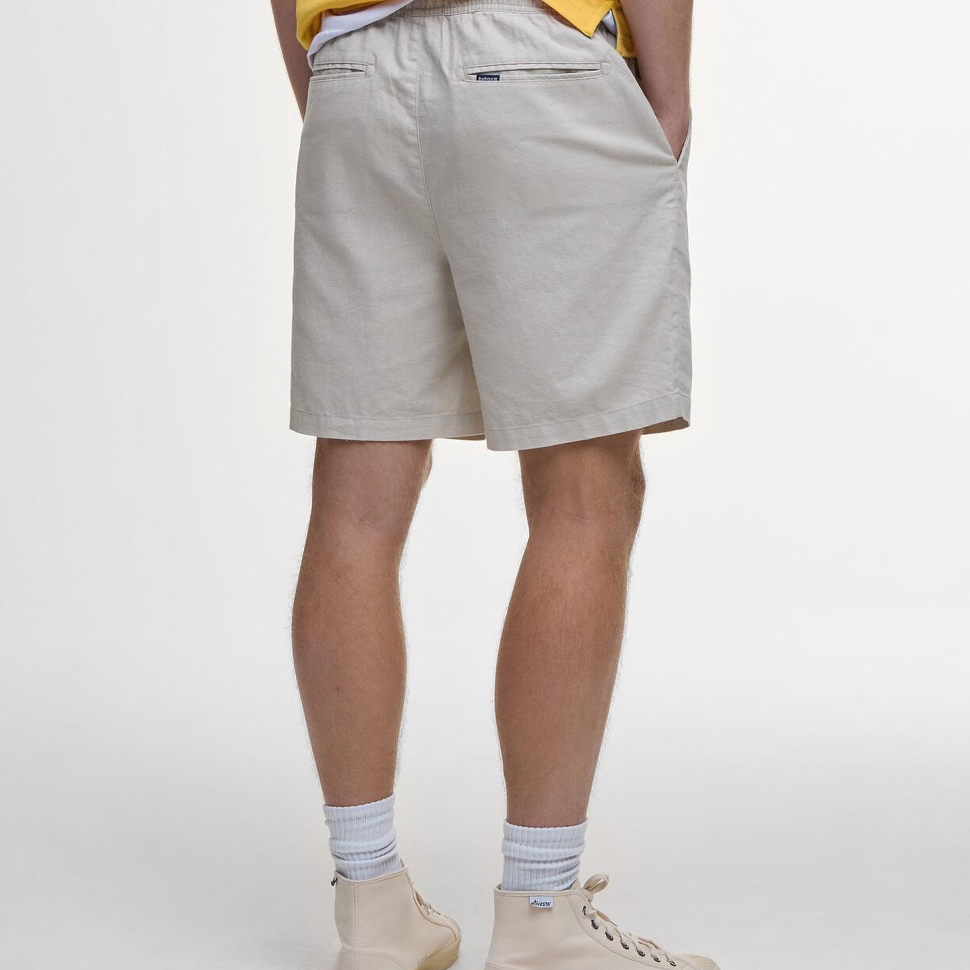 Barbour Cotton Linen Relaxed Şort