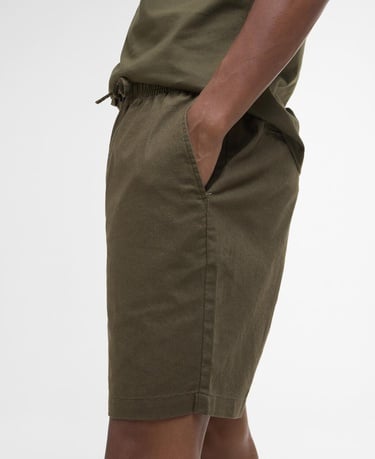  Barbour Cotton Linen Relaxed Şort