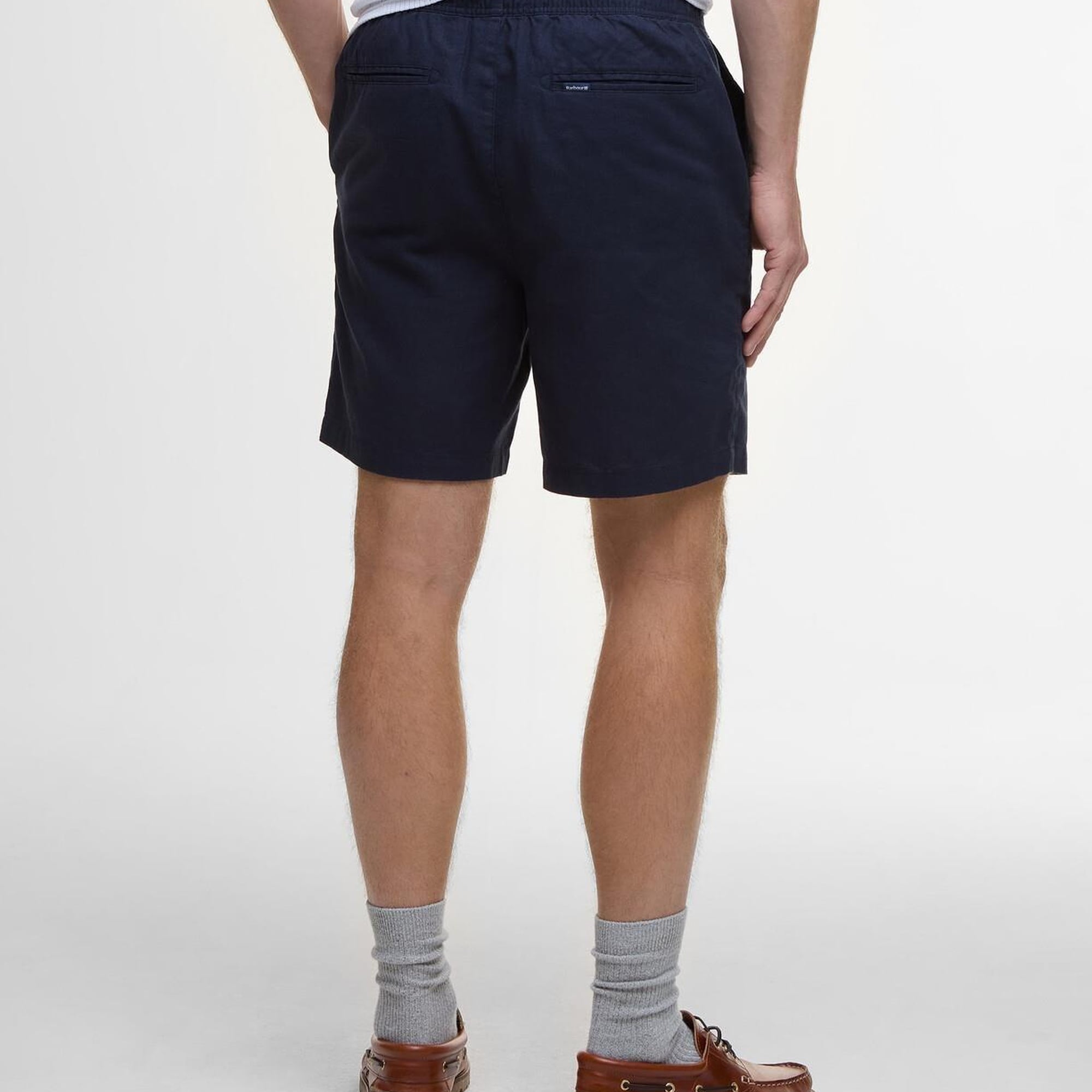 Barbour Cotton Linen Relaxed Şort