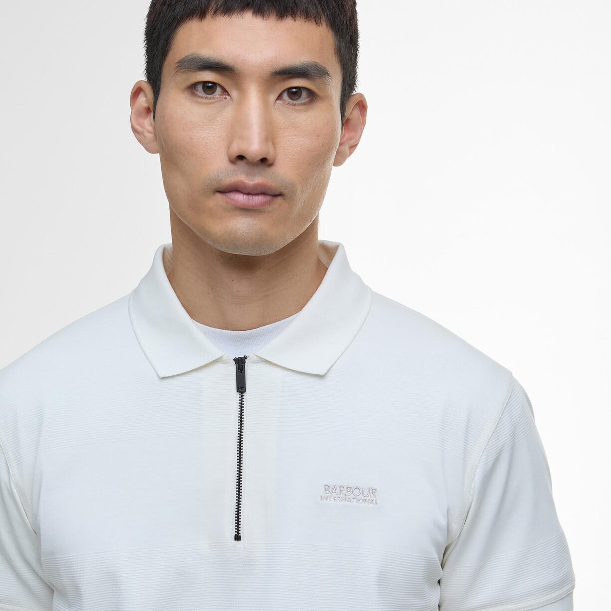 B.Intl Chapter Jacquard Texture Polo Yaka