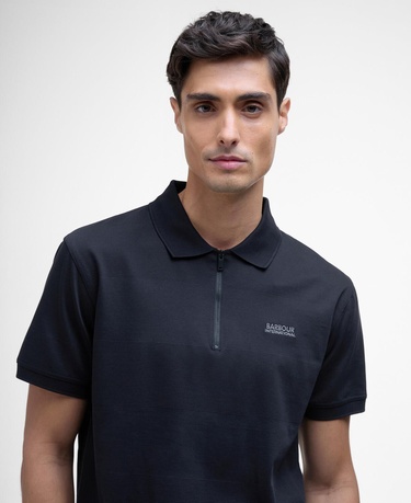  B.Intl Chapter Jacquard Texture Polo Yaka