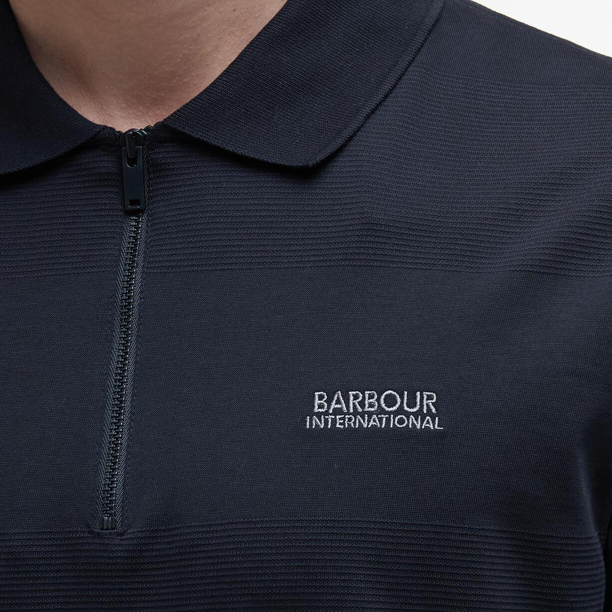 B.Intl Chapter Jacquard Texture Polo Yaka