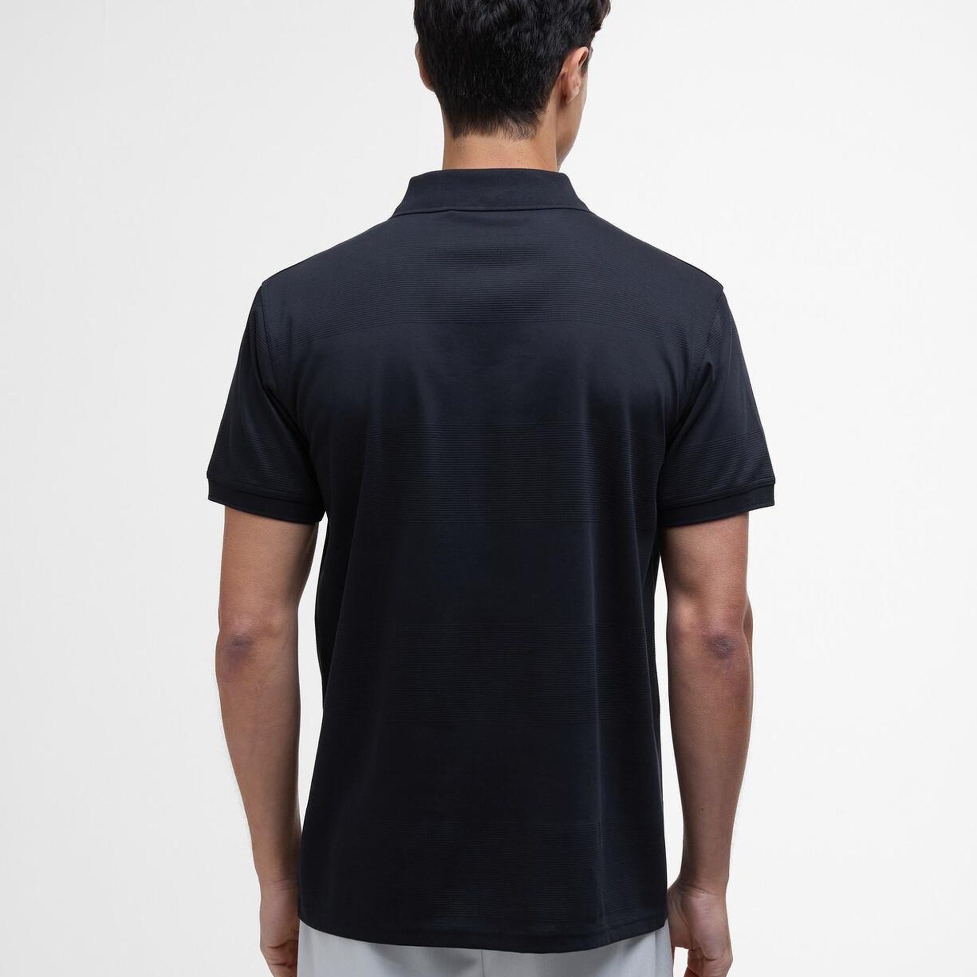 B.Intl Chapter Jacquard Texture Polo Yaka