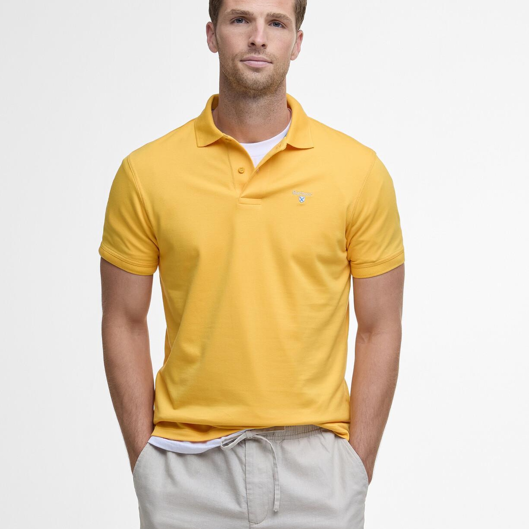 Barbour Active Tailored Fit Polo Yaka