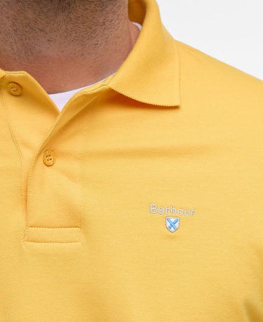  Barbour Active Tailored Fit Polo Yaka
