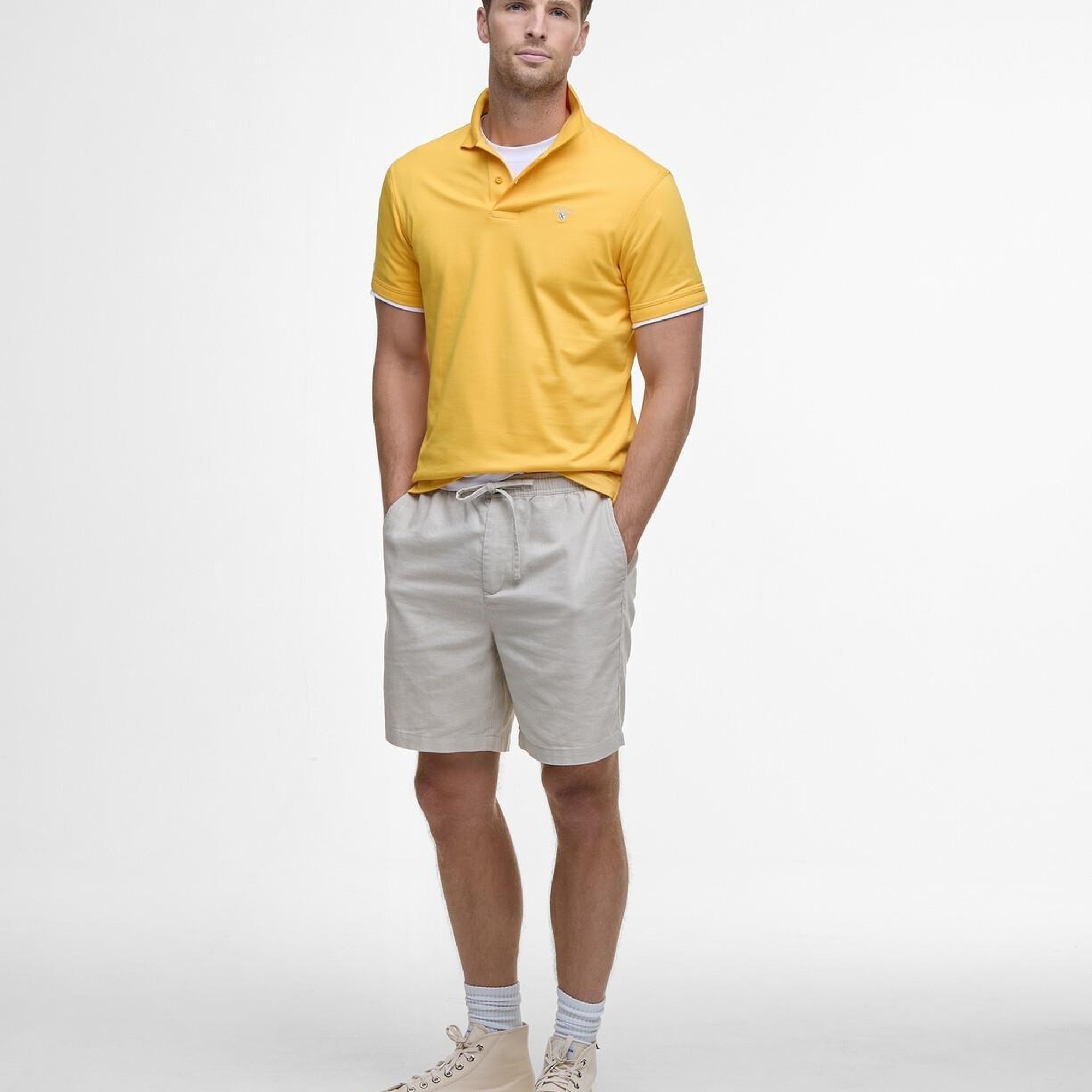 Barbour Active Tailored Fit Polo Yaka