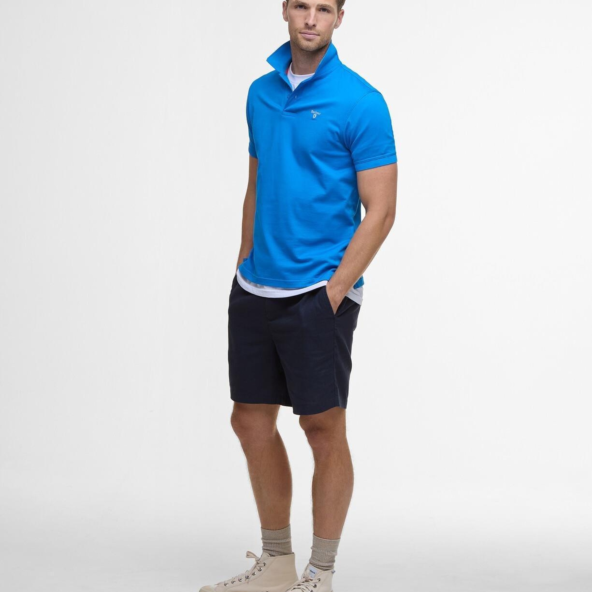 Barbour Active Tailored Fit Polo Yaka