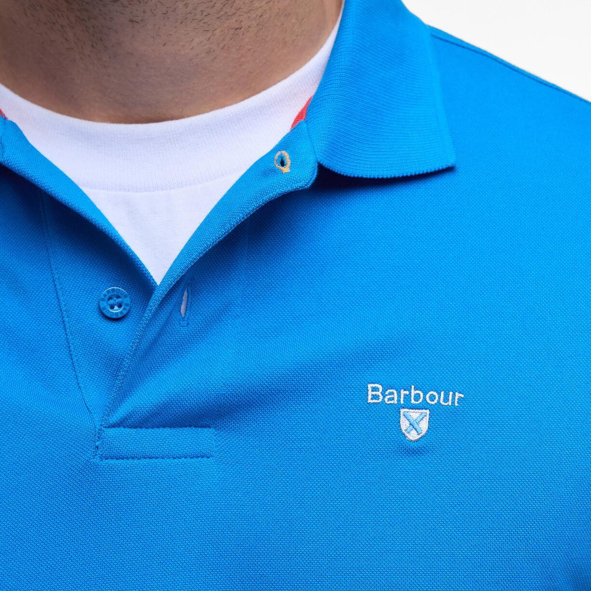 Barbour Active Tailored Fit Polo Yaka
