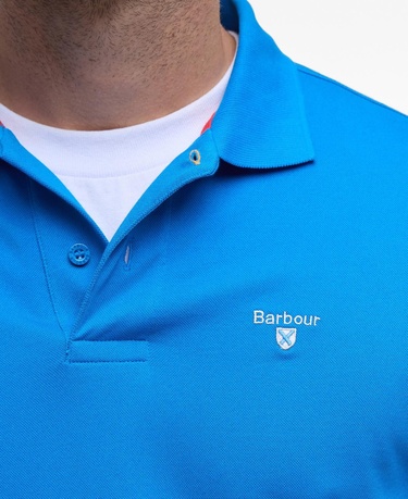 Barbour Active Tailored Fit Polo Yaka