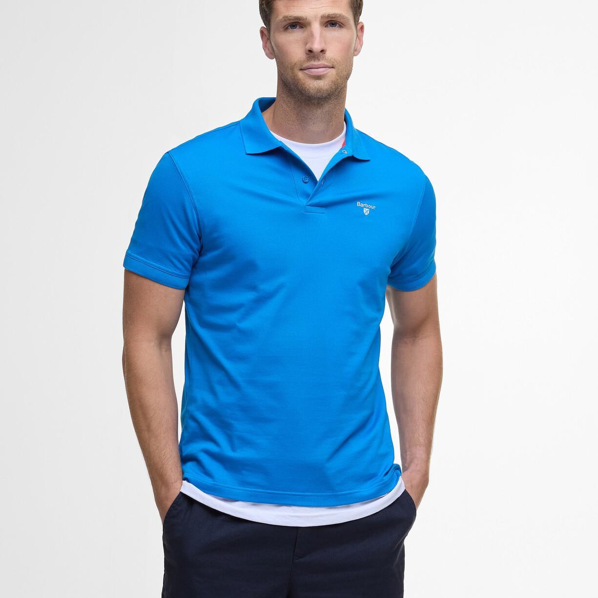 Barbour Active Tailored Fit Polo Yaka