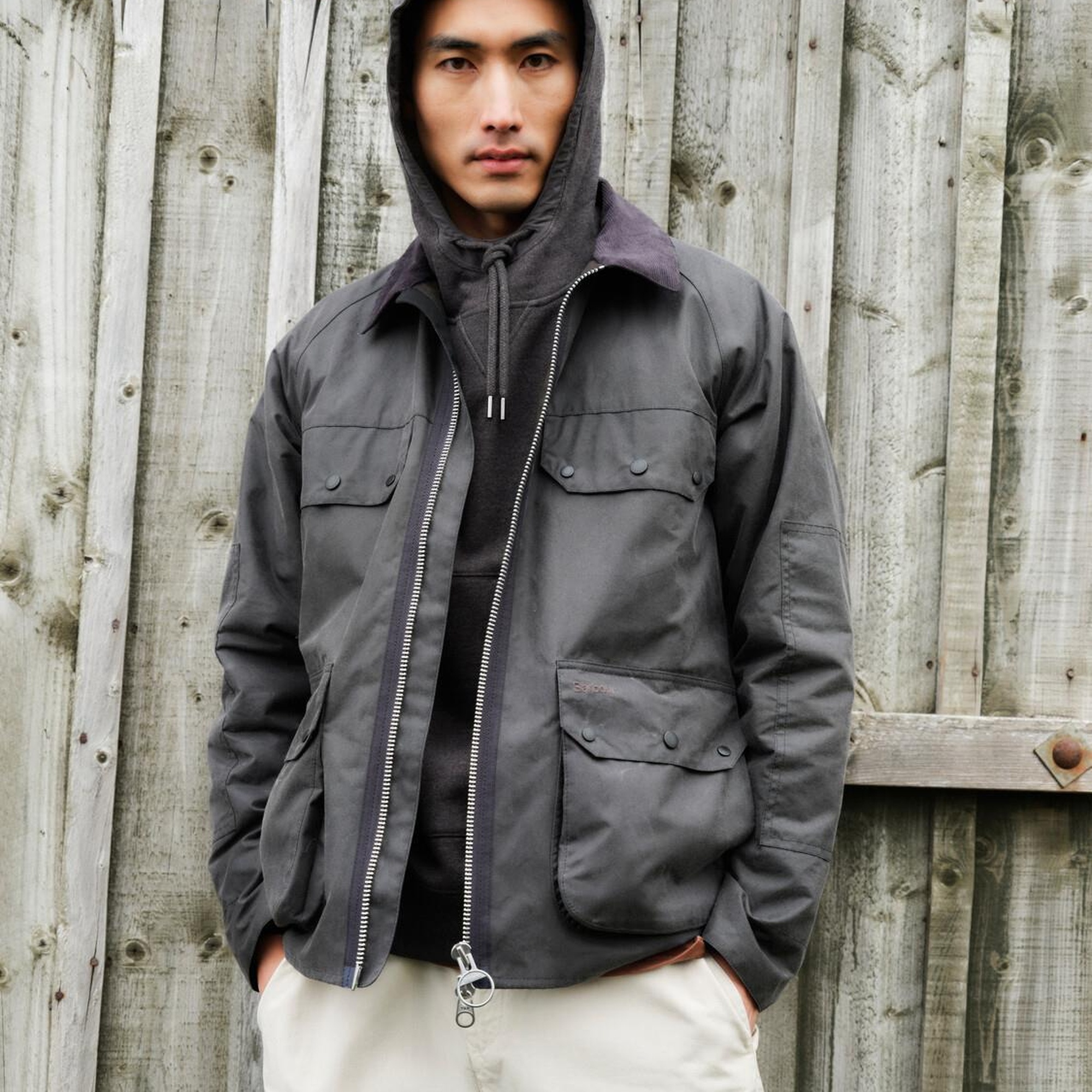 Barbour Re-Engineered Short Bedale Yağlı Ceket