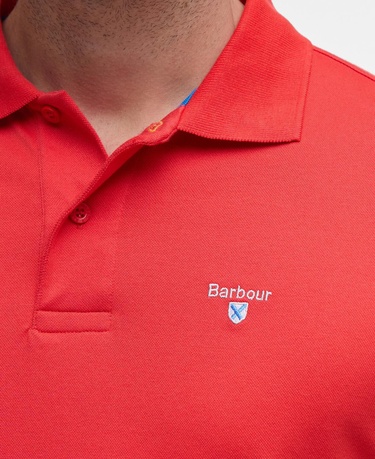  Barbour Active Tailored Fit Polo Yaka