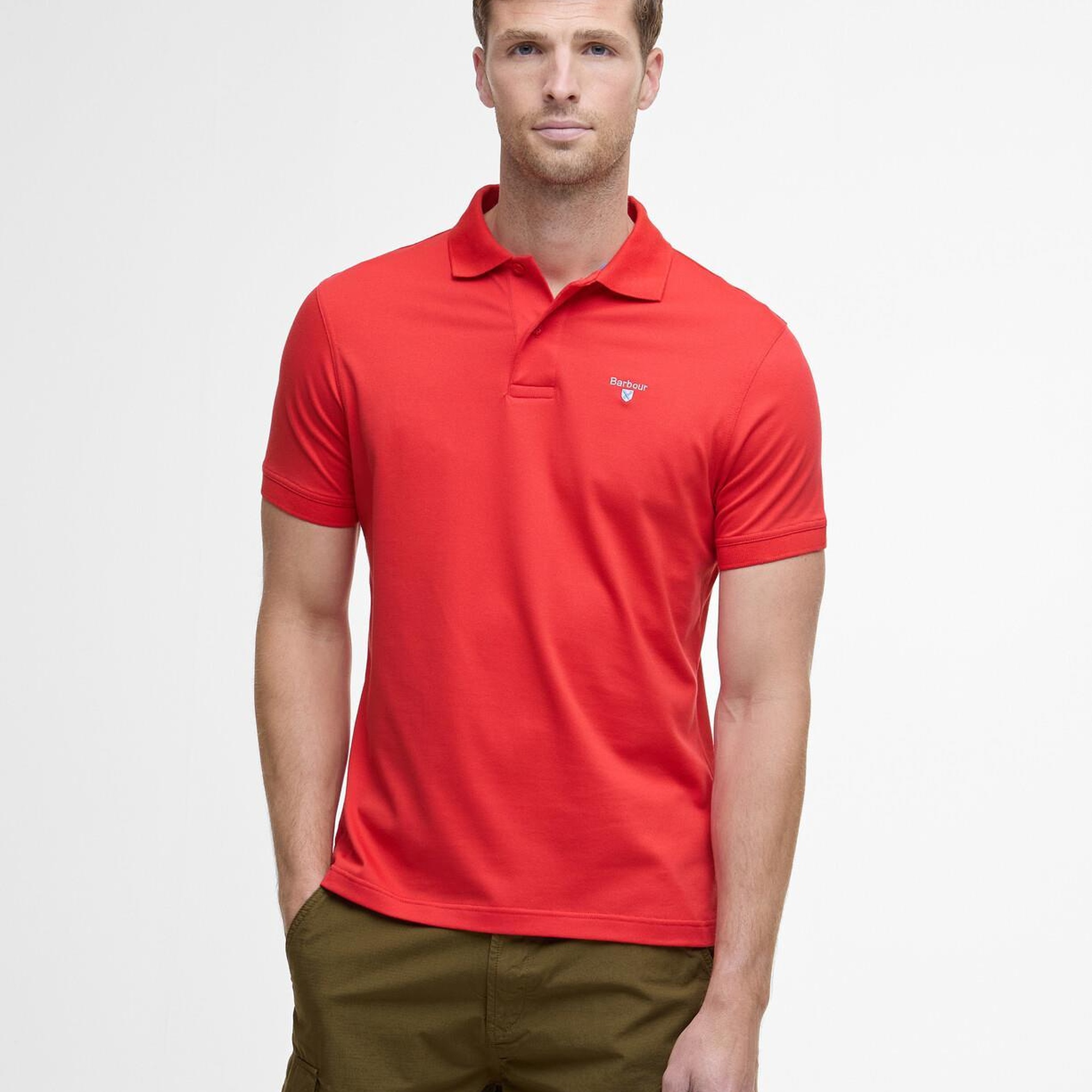 Barbour Active Tailored Fit Polo Yaka