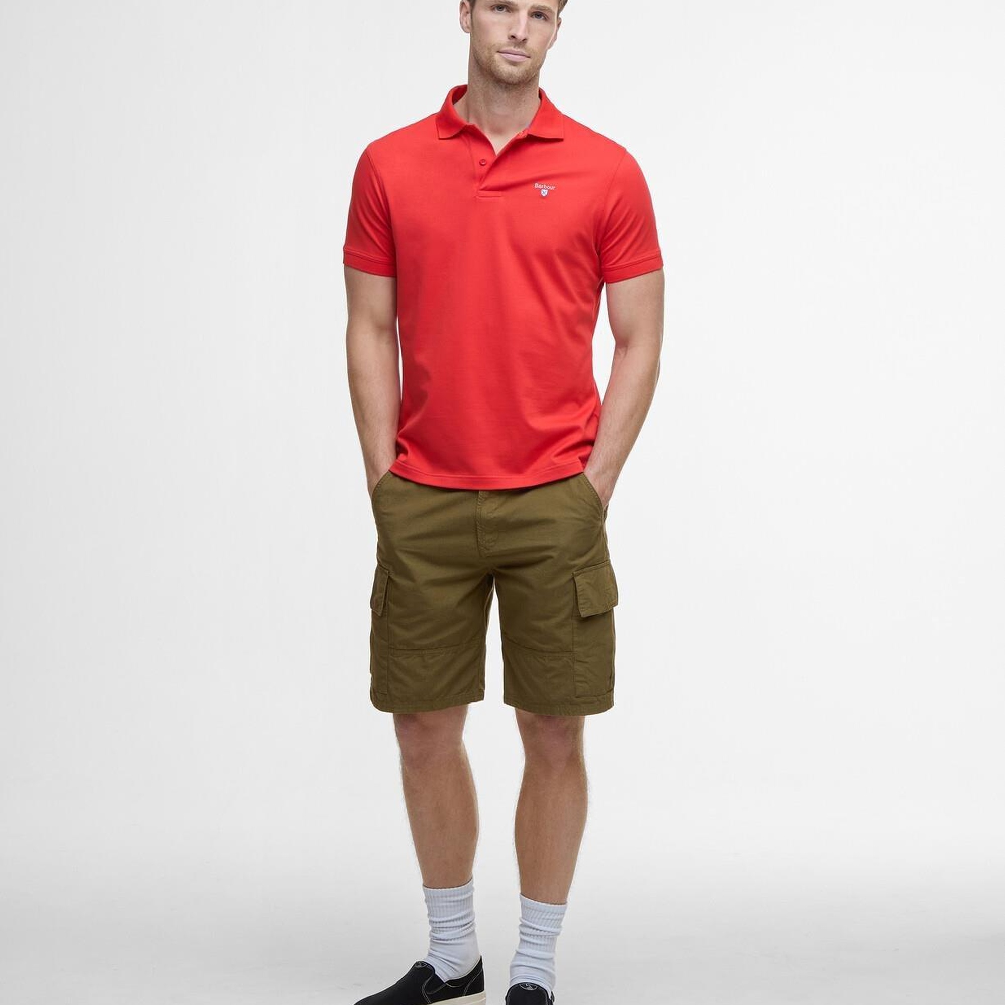 Barbour Active Tailored Fit Polo Yaka