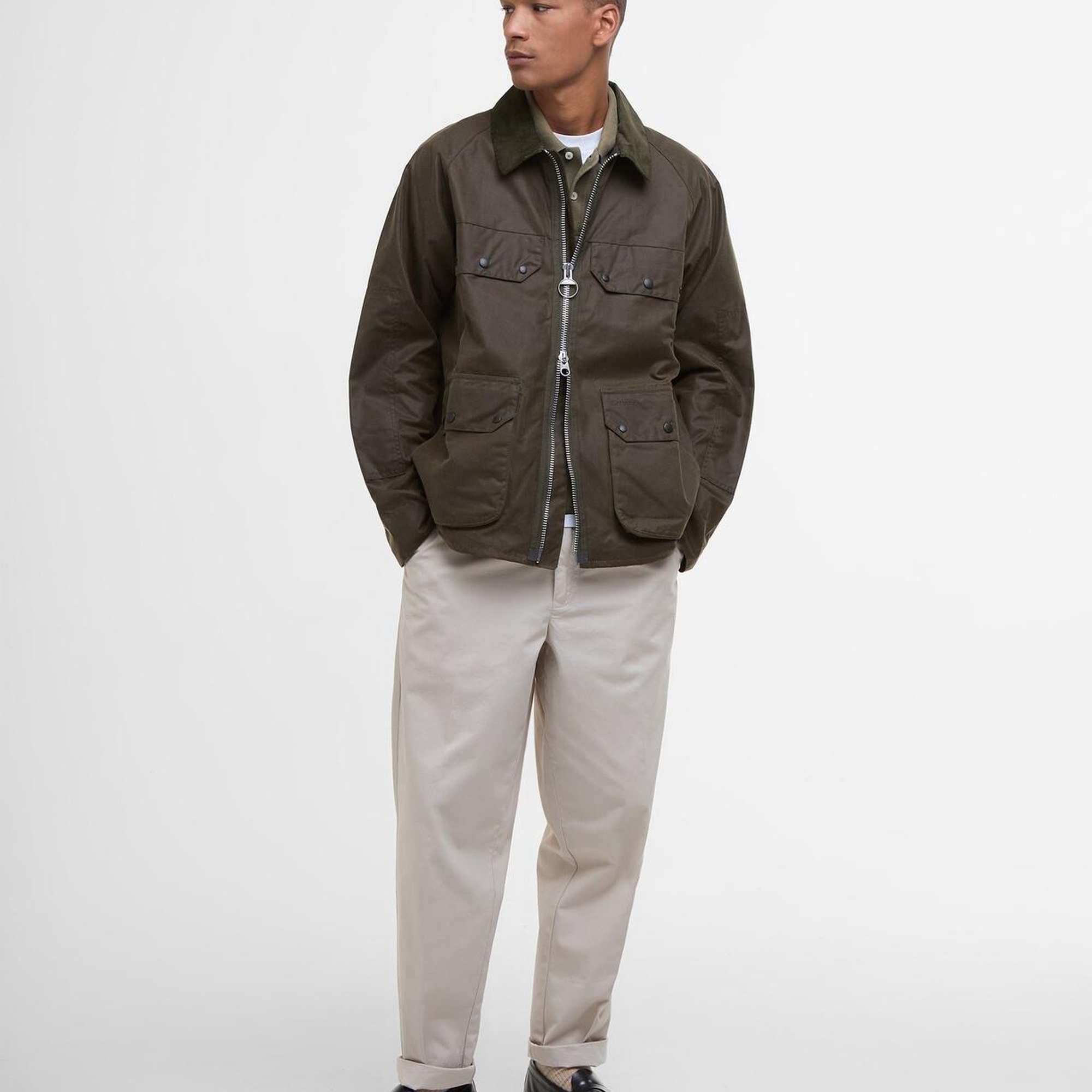 Barbour Re-Engineered Short Bedale Yağlı Ceket