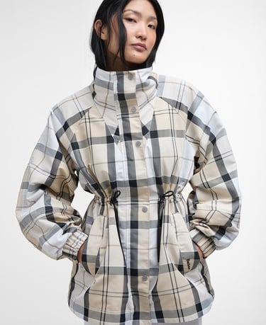  Barbour Suri Checked Showerproof Ceket