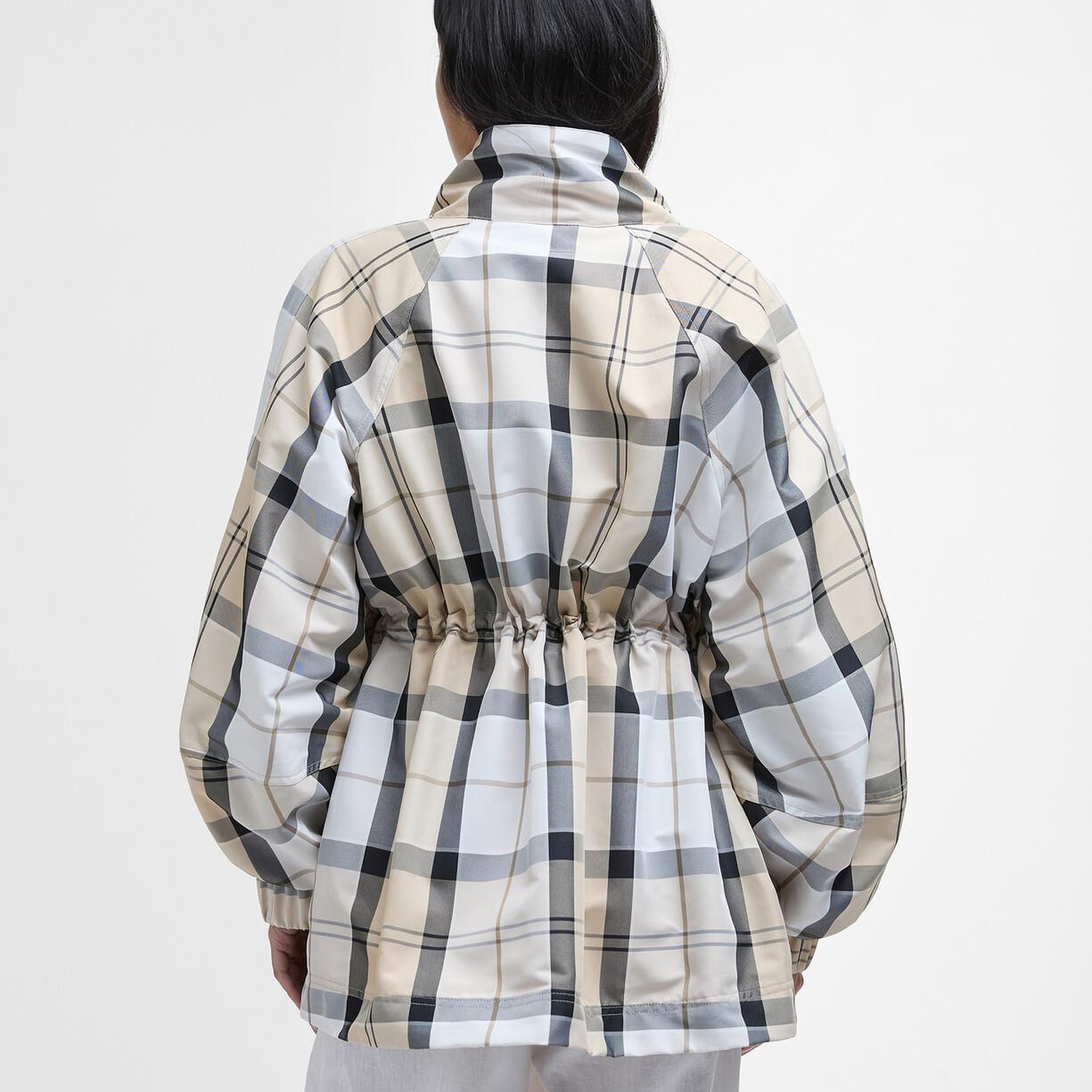 Barbour Suri Checked Showerproof Ceket