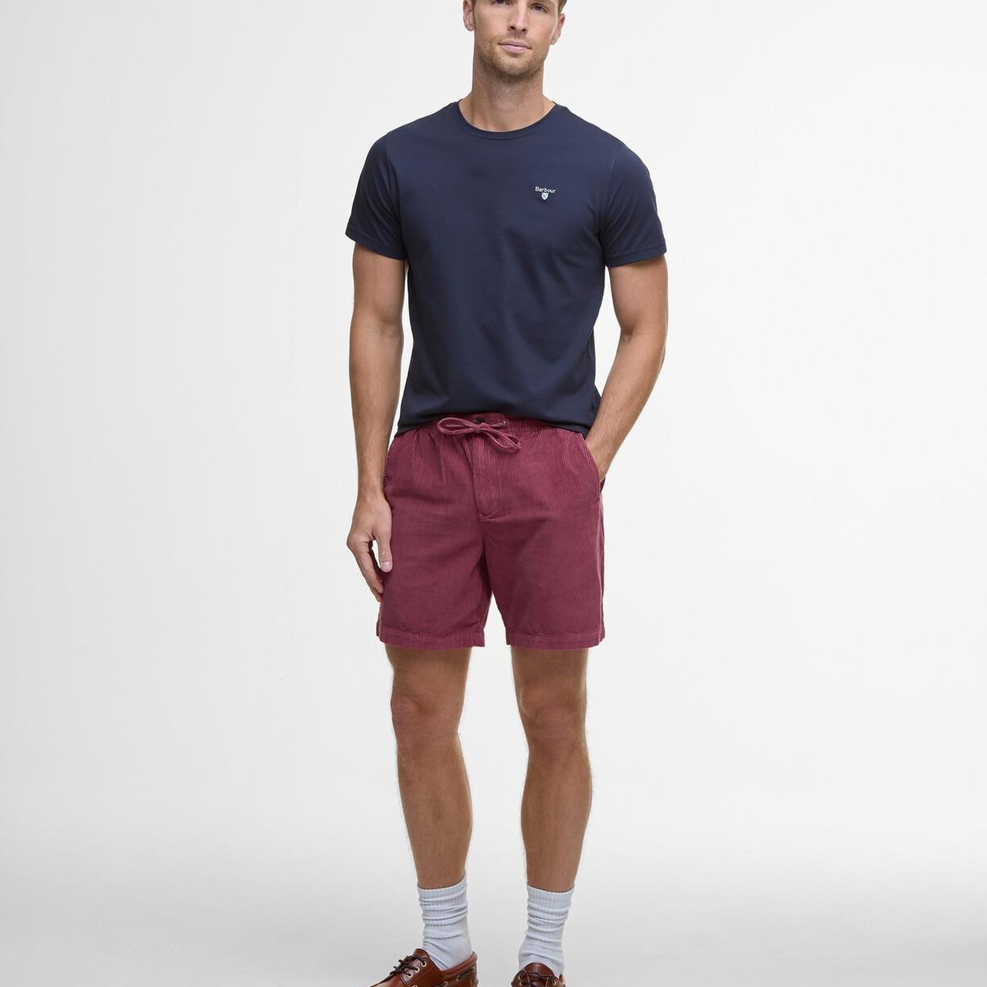 Barbour Tartan Trim Pique T-Shirt