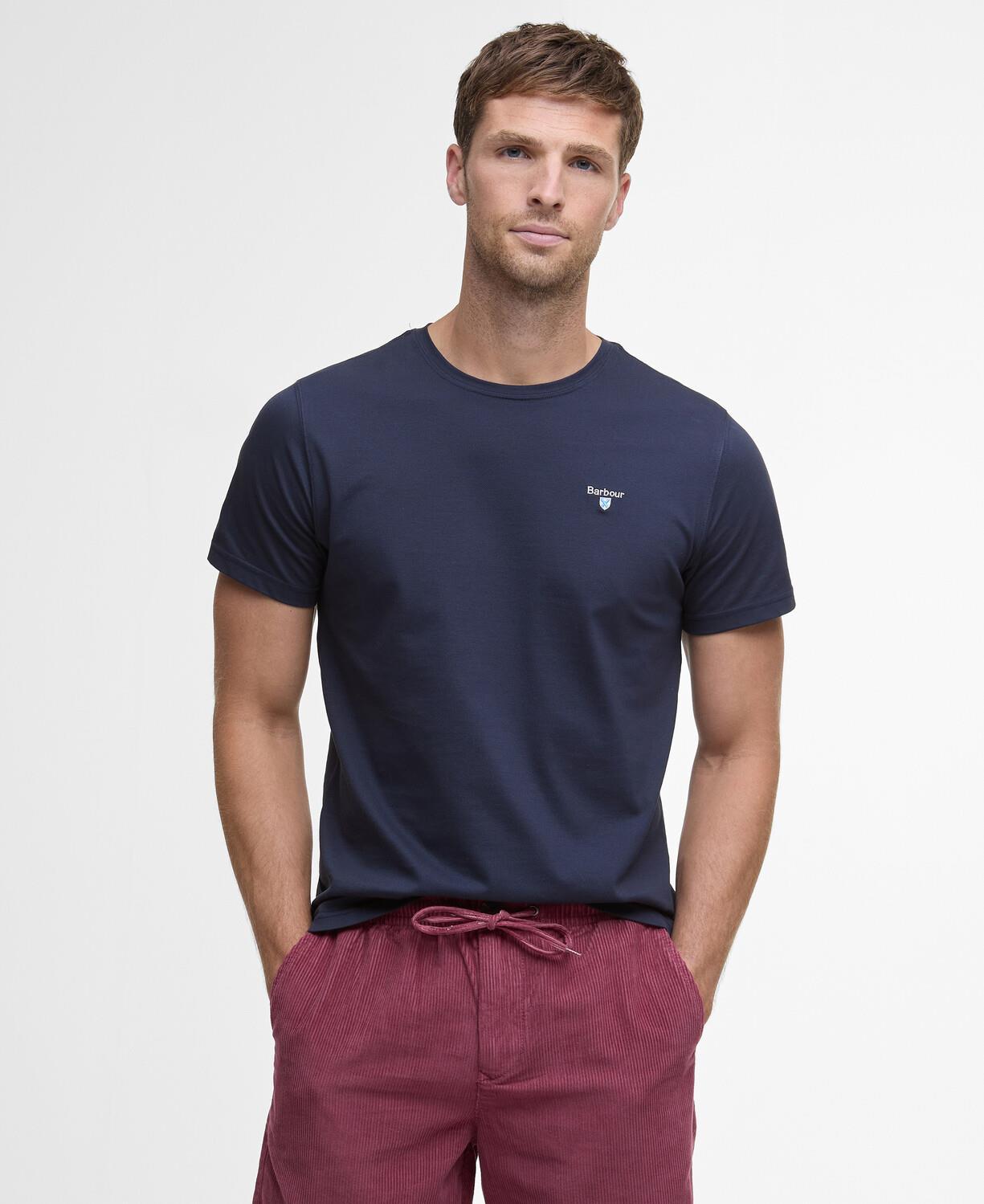  Barbour Tartan Trim Pique T-Shirt