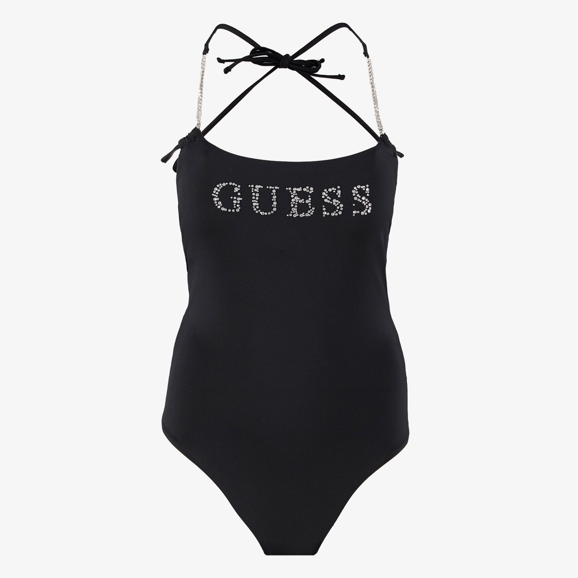 Guess Logo Kadın Siyah Mayo
