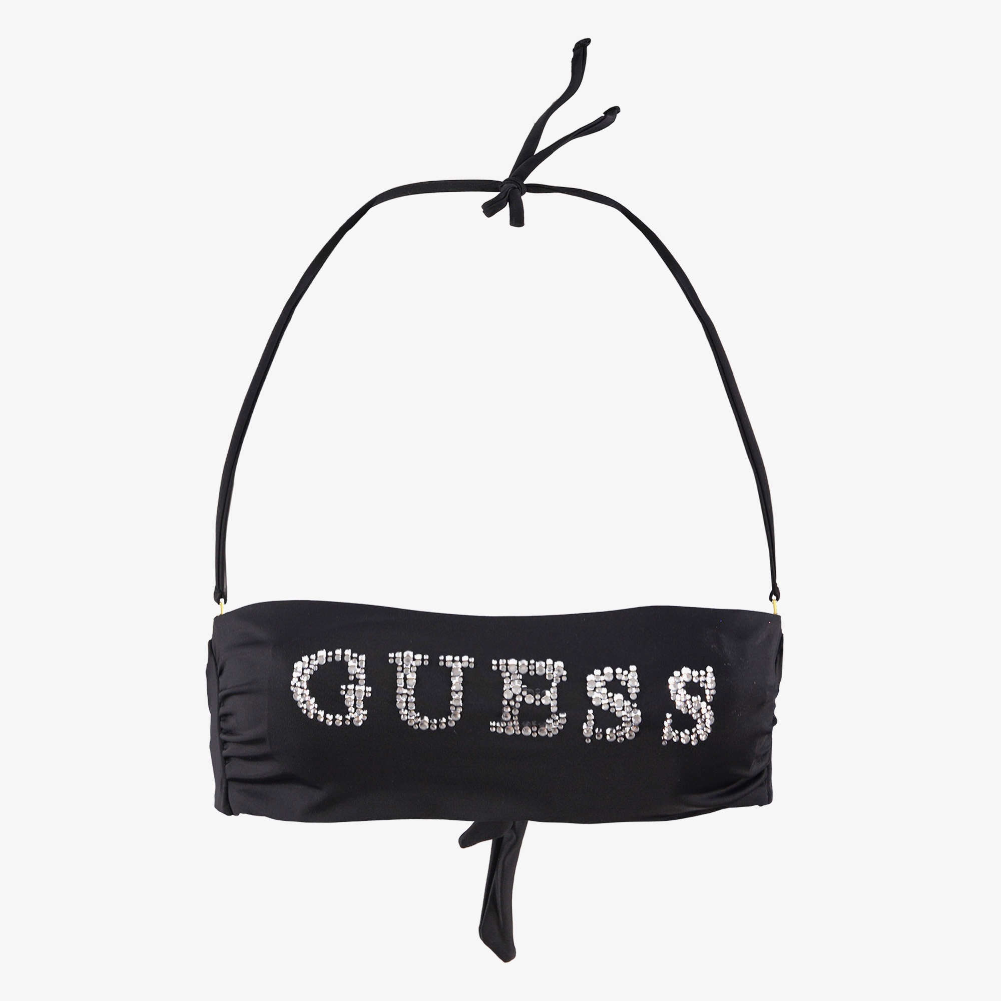 Guess Logo Kadın Siyah Bikini Üstü