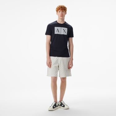  Armani Exchange Erkek Lacivert T-Shirt