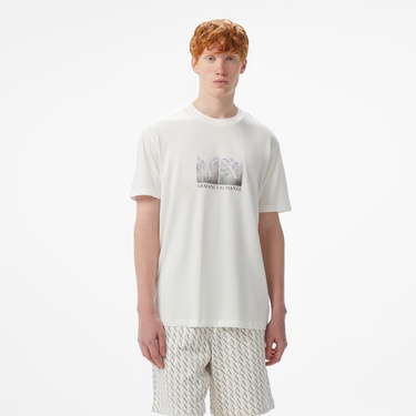  Armani Exchange Erkek Beyaz Bermuda Şort