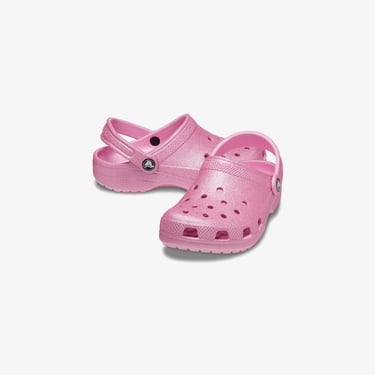  Crocs Classic Glitter Clog Bebek Pembe Terlik