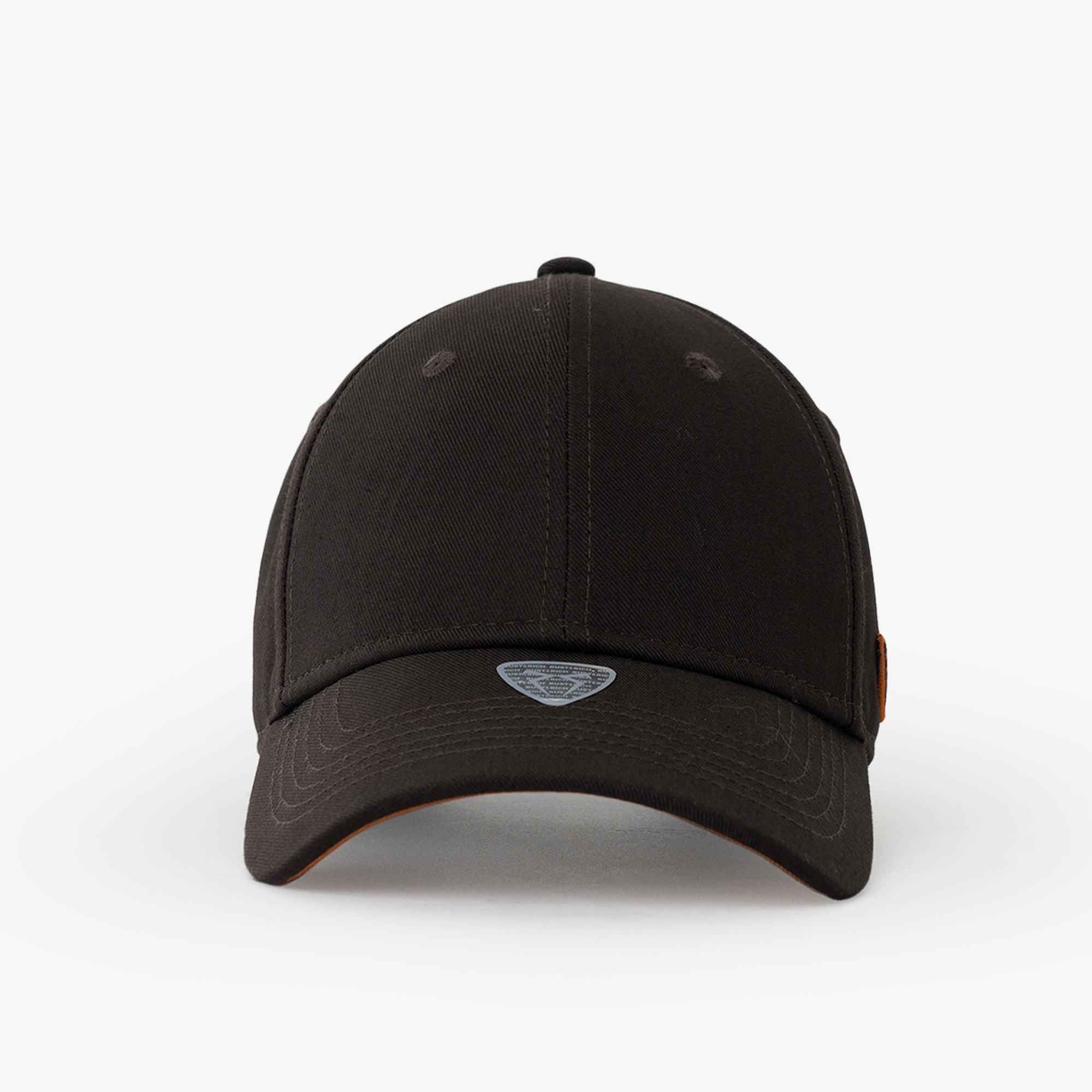 RustandRich Kadın Erkek Kahverengi Baseball Şapka-Timeless Collection-Basic