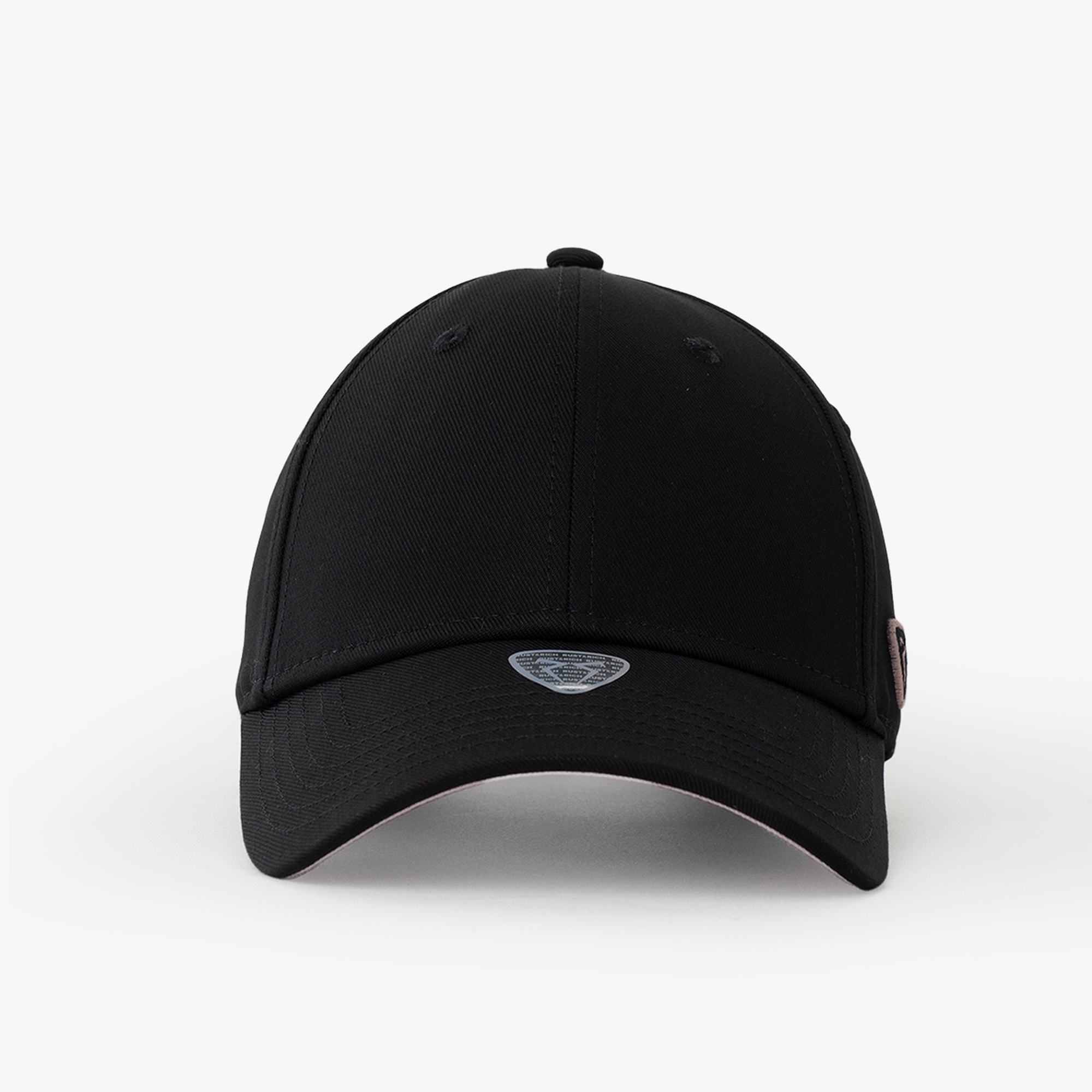 RustandRich Kadın Erkek Siyah Baseball Şapka-Timeless Collection-Basic