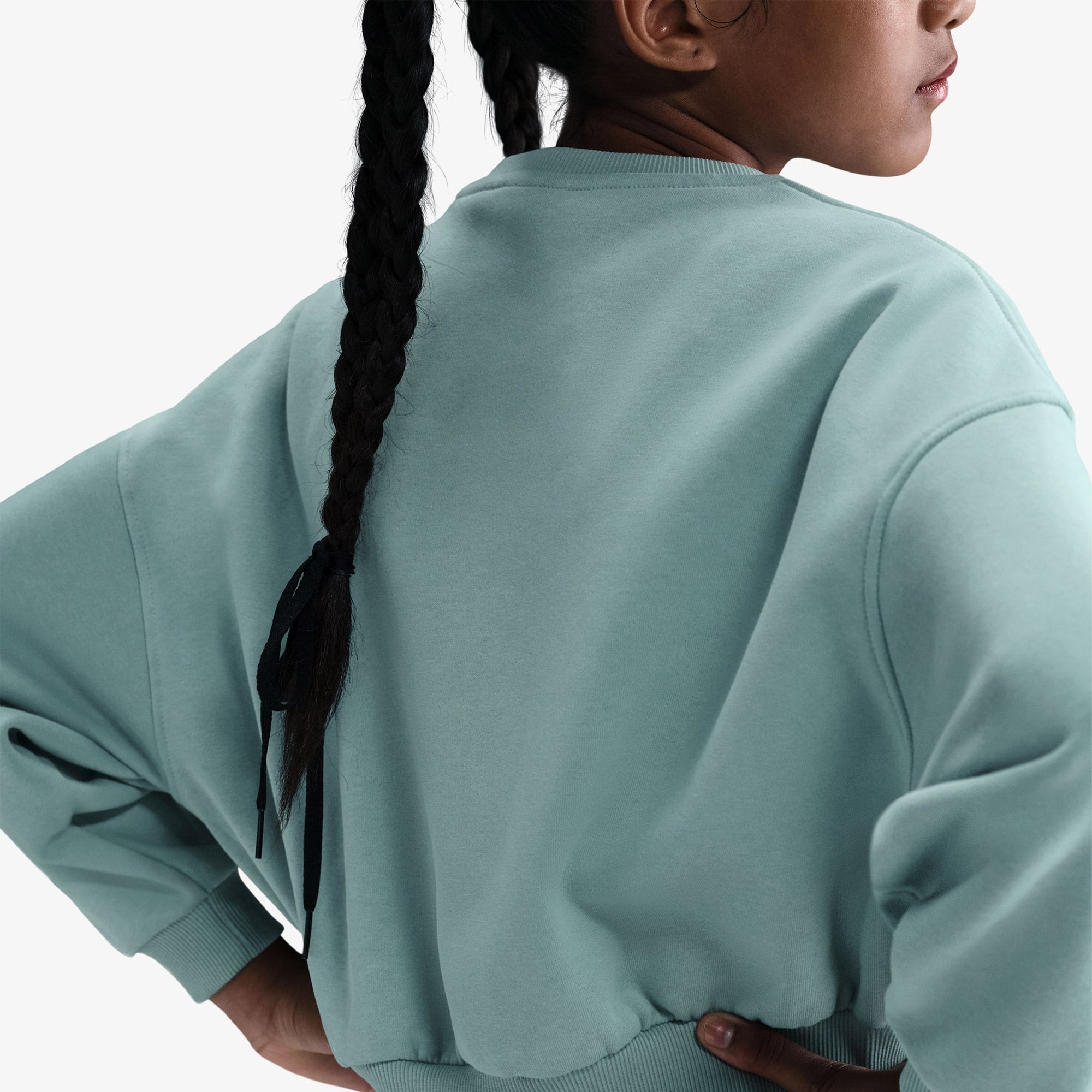 Nike Sportswear Club Fleece Çocuk Yeşil Sweatshirt