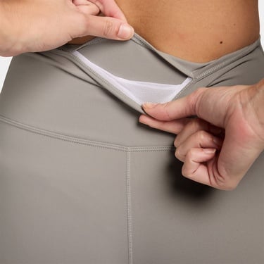  Nike One Dri-Fit Kadın Gri Tayt