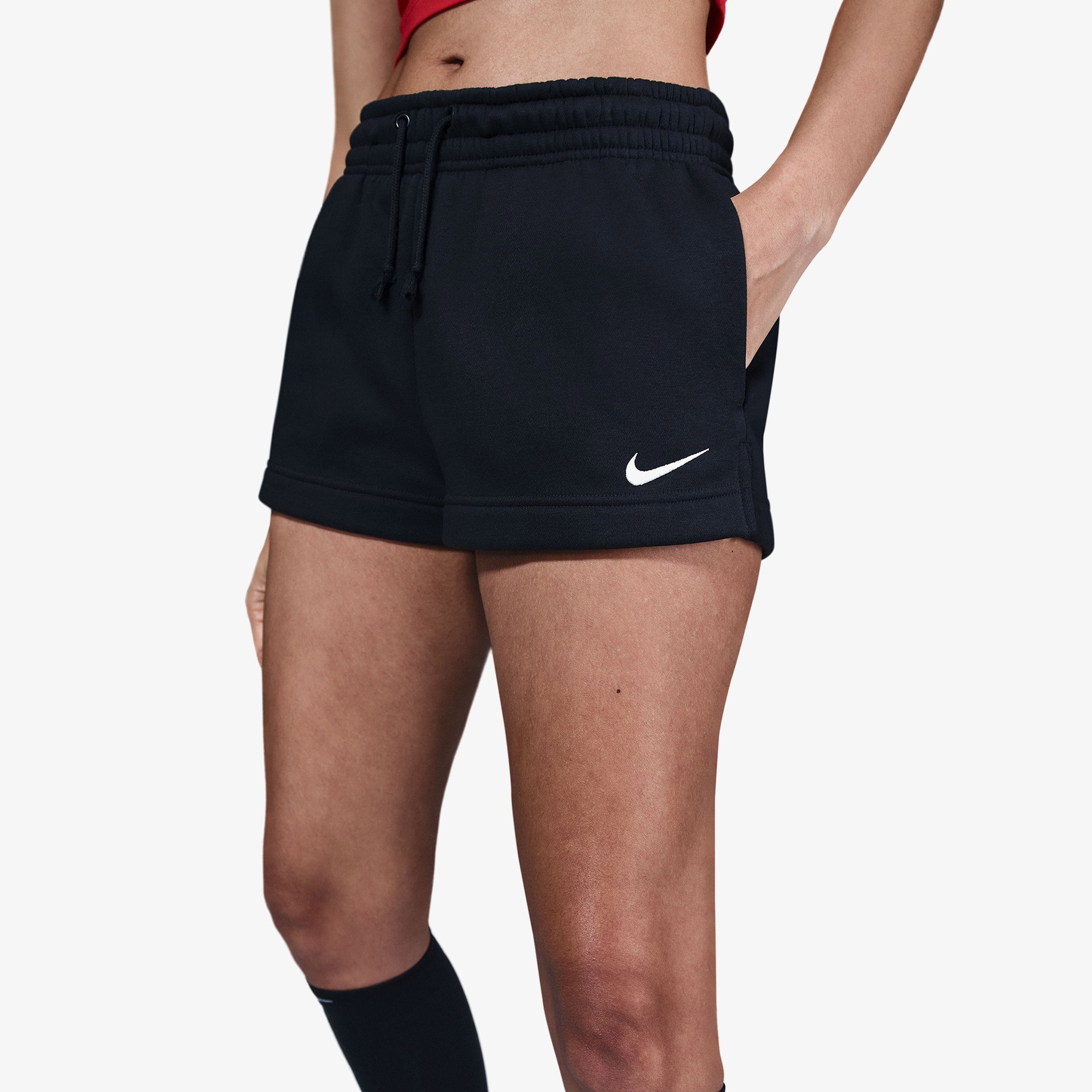 Nike Sportswear Phoenix Fleece Kadın Siyah Şort