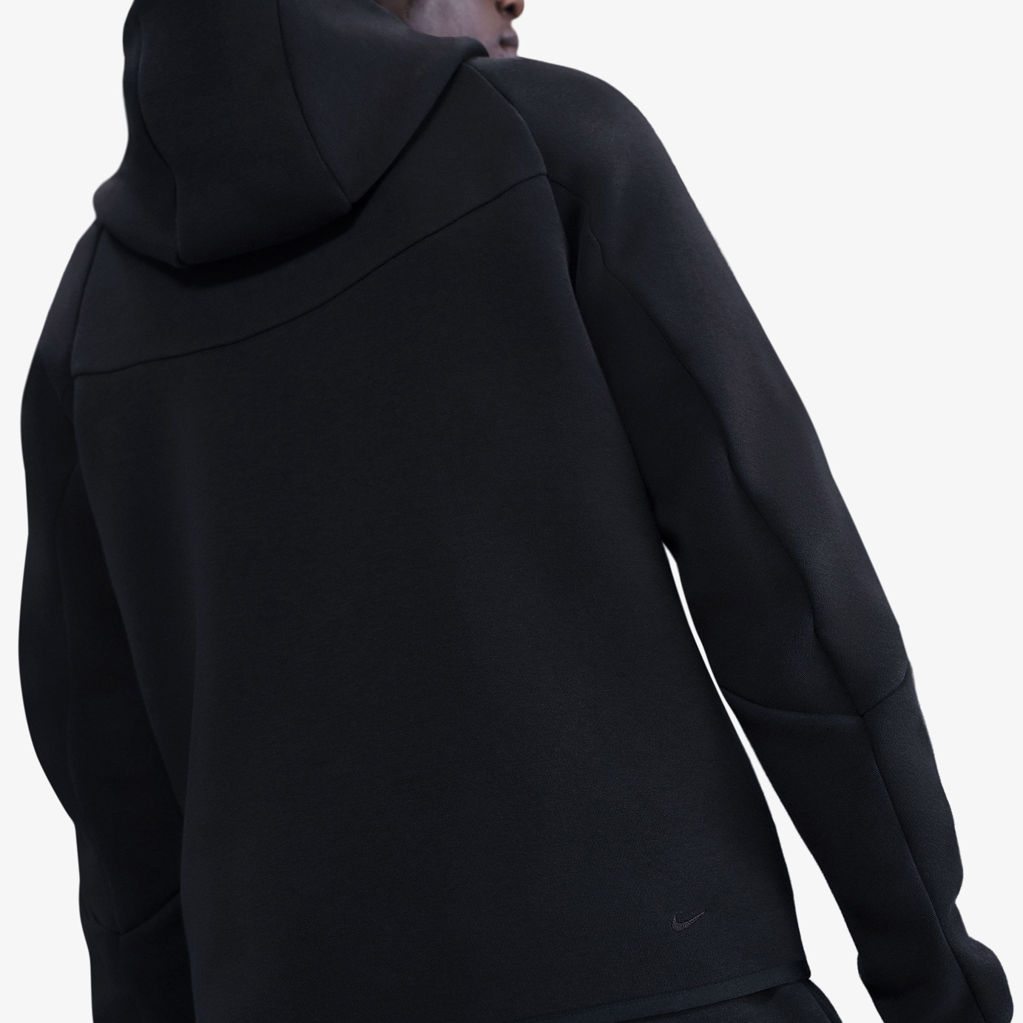 Nike Tech Fleece Erkek Siyah Kapüşonlu Hoodie