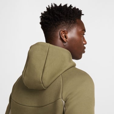  Nike Tech Fleece Erkek Haki Kapüşonlu Hoodie