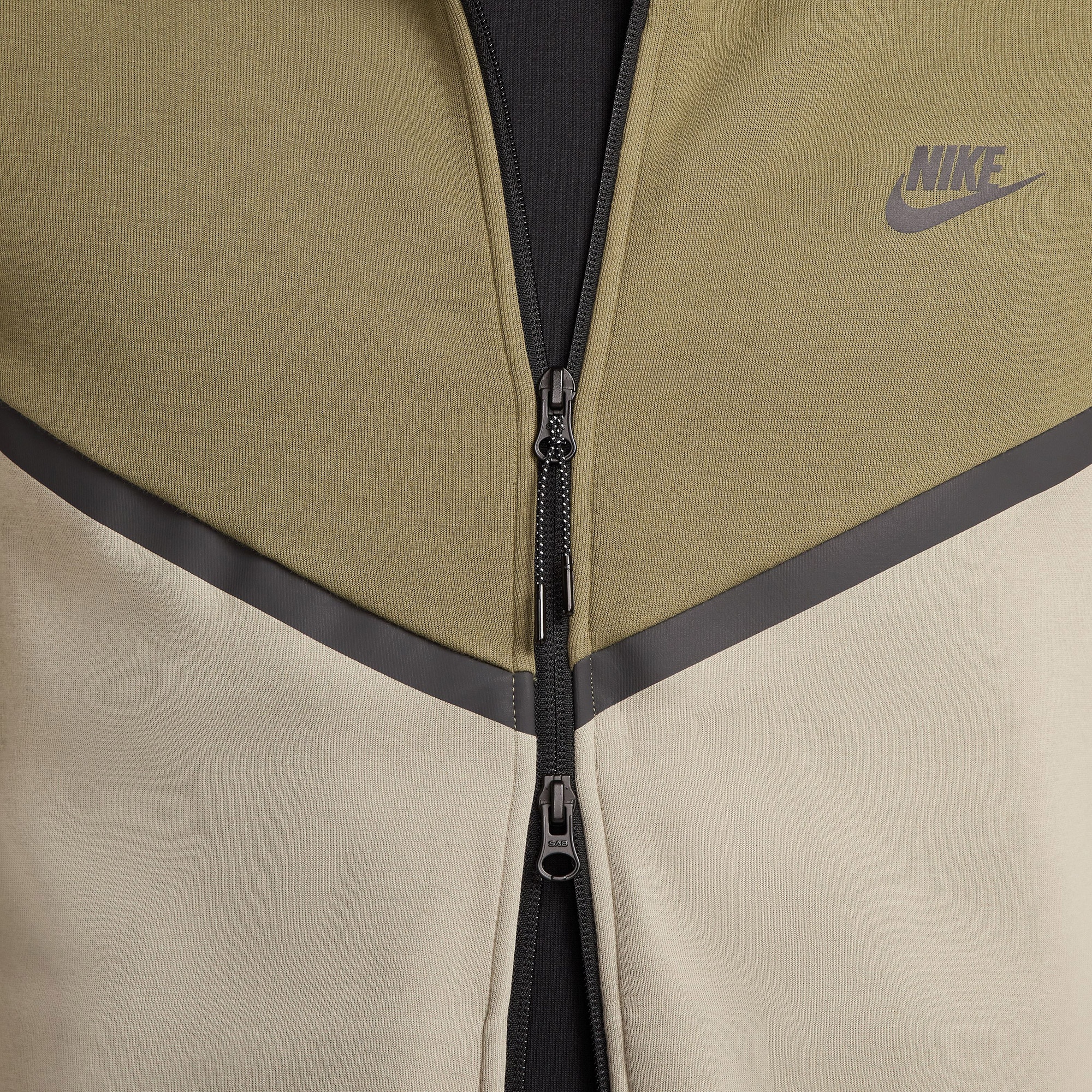 Nike Tech Fleece Erkek Haki Kapüşonlu Hoodie