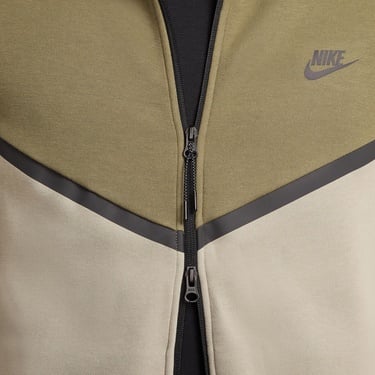  Nike Tech Fleece Erkek Haki Kapüşonlu Hoodie