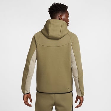  Nike Tech Fleece Erkek Haki Kapüşonlu Hoodie