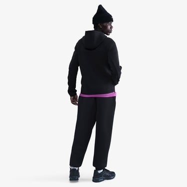  Nike Tech Fleece Erkek Siyah Kapüşonlu Hoodie