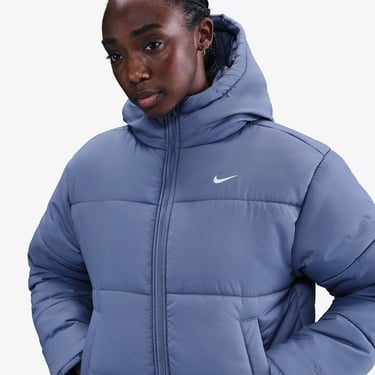  Nike Sportswear Classic Puffer Kadın Mavi Mont