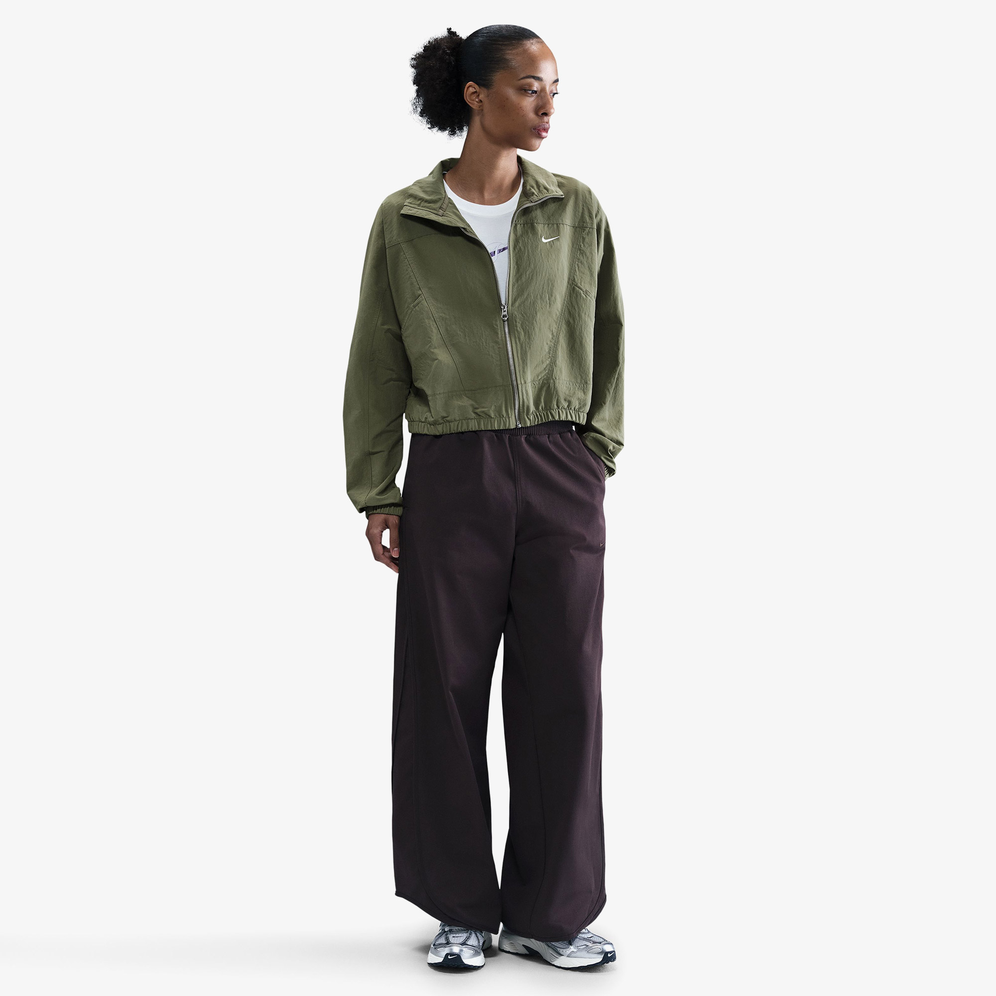  Nike Sportswear Everything Woven Kadın Yeşil Ceket