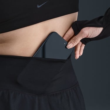  Nike One Dri-Fit Kadın Siyah Etek
