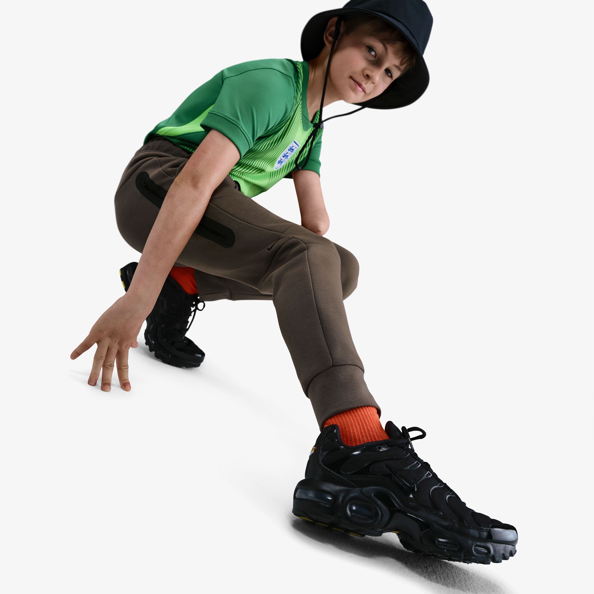 Nike Sportswear Tech Fleece Çocuk Kahverengi Eşofman Altı